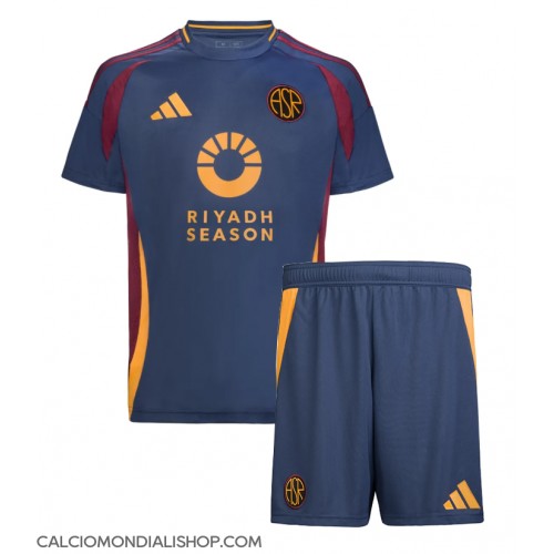 Maglie da calcio AS Roma Terza Maglia Bambino 2024-25 Manica Corta (+ Pantaloni corti)